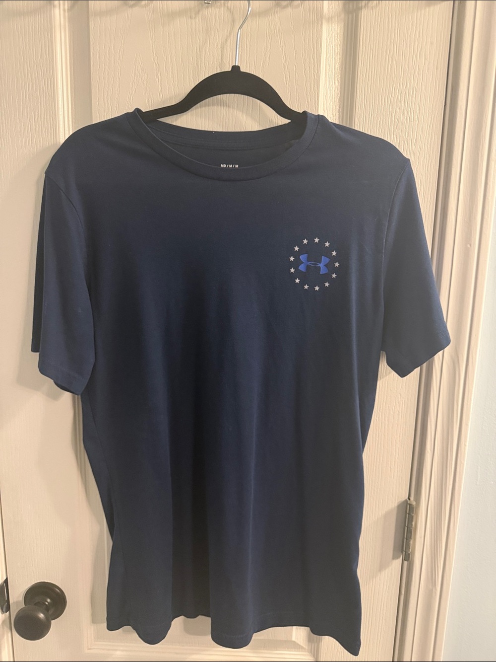 Under Armour Men's Dark Navy Short Sleeve Logo Tee